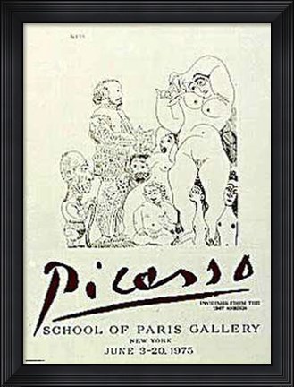 Framed 347 Series Etchings Print