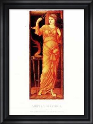 Framed Sibylla Delphica Print