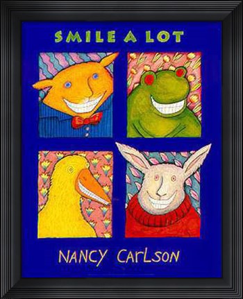 Framed Smile a Lot Print