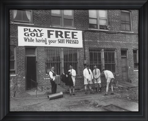 Framed Free Golf Print