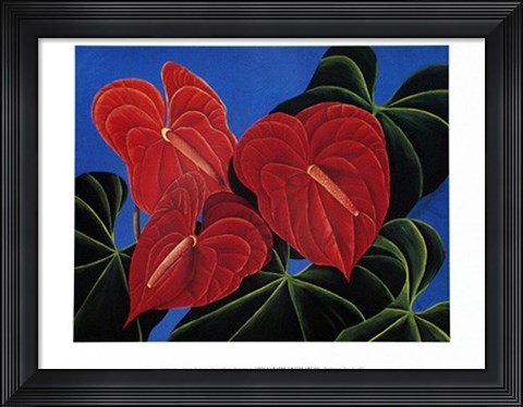 Framed Jungle Heart Print