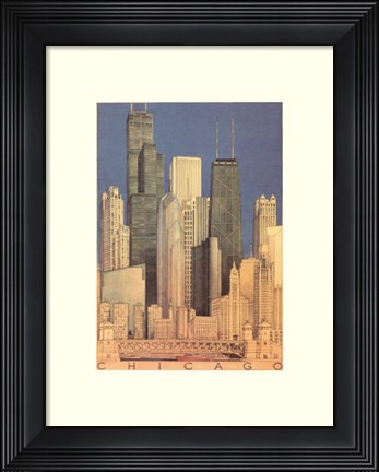 Framed Chicago Print