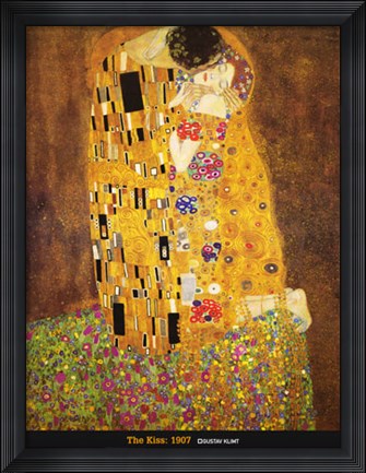 Framed Kiss Print