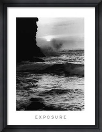Framed Sunset Seascape Print