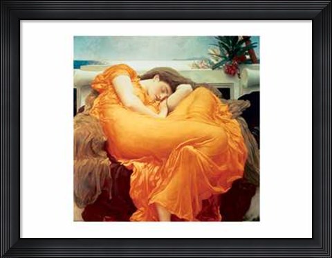 Framed Flaming June, c.1895 Print