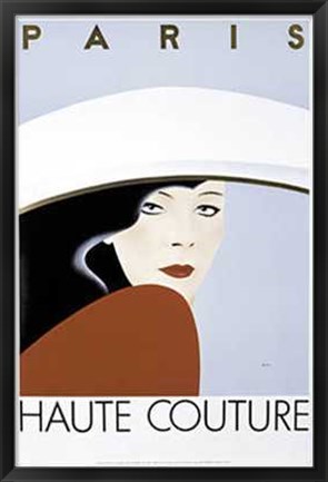 Framed Haute Couture Print