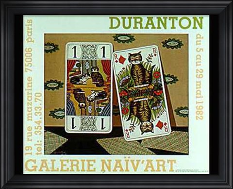 Framed Card Cats Print