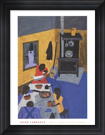 Framed This is a Family Living in Harlem Print