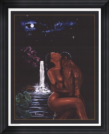 Framed Moonlight Love Print