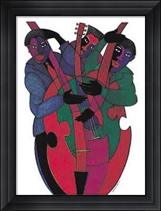 Framed Jazz Strings Print