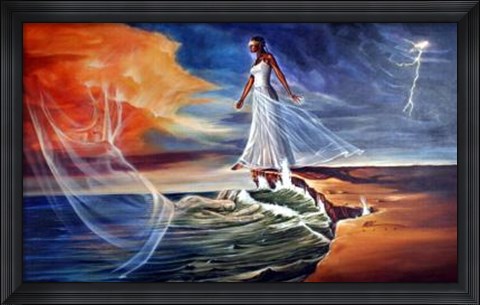 Framed Step Out on Faith Print