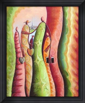 Framed Psalm 122:1 Print