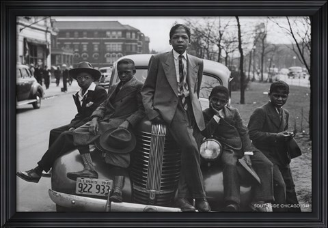 Framed Chicago Boys, Sunday Best, 1941 Print