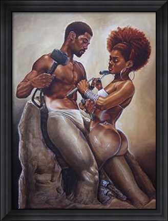 Framed 4 Each Other Print