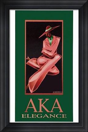 Framed Aka Elegance Print