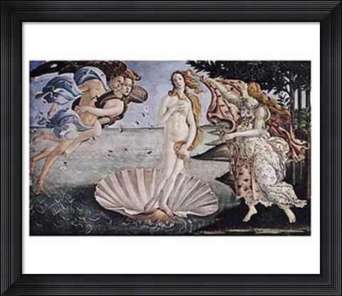 Framed Birth of Venus Print