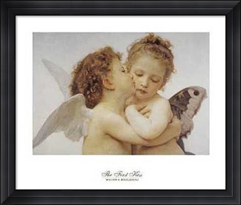 Framed First Kiss Print