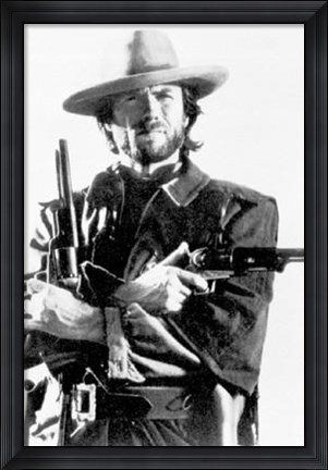 Framed Clint Eastwood Print