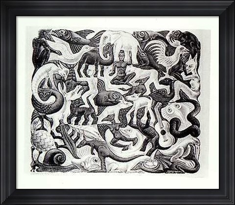 Framed Mosaic II Print