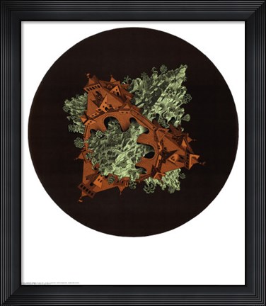 Framed Double Planetoid Print