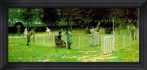 Framed Tennis Party Print
