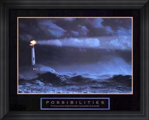 Framed Possibilities - Lighthouse Print