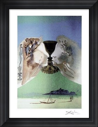 Framed Chalice of Love (Le) Print