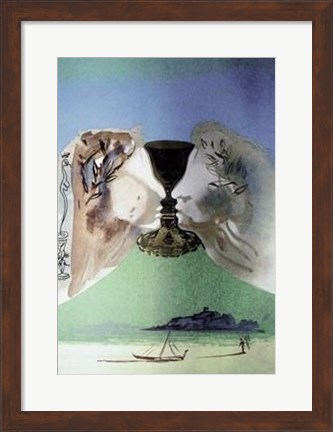 Framed Chalice of Love (Le) Print
