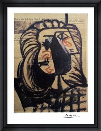 Framed Untitled Composition Print