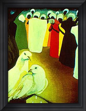 Framed Peace Offering (Le) Print