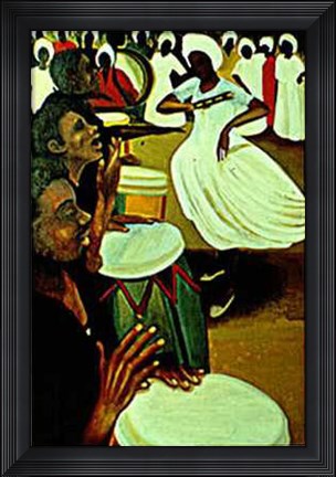 Framed Roots Rhythm (Le) Print