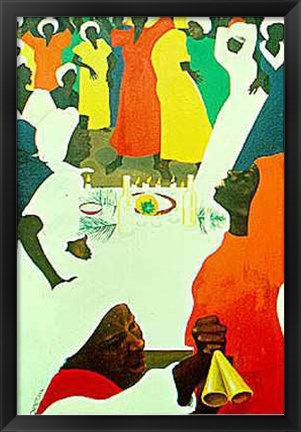 Framed At the Table of Zion (Le) Print