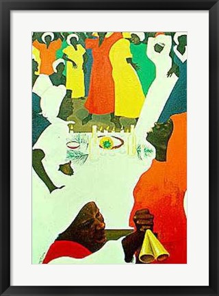 Framed At the Table of Zion (Le) Print