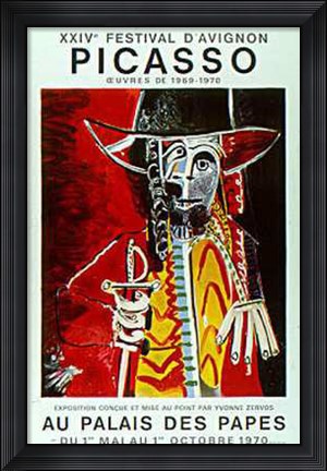 Framed XXIV Festival D&#39;avignon Print