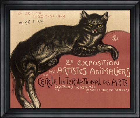 Framed Cat (2E Exposition) Print