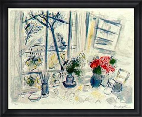 Framed Fleurs Du Parc (Le) Print