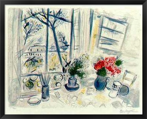 Framed Fleurs Du Parc (Le) Print