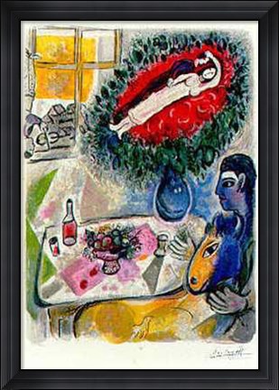 Framed Reverie (Le) Print