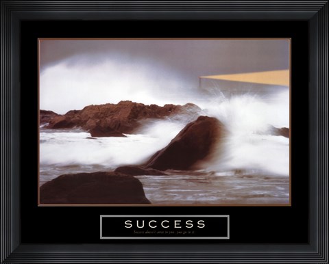 Framed Success - Lighthouse Print