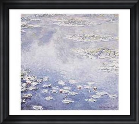 Framed Waterlilies Print