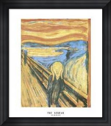 Framed Scream, c.1893 Print