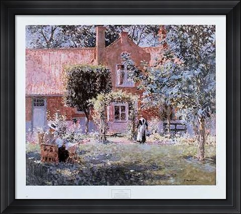 Framed Unpretentious Garden Print