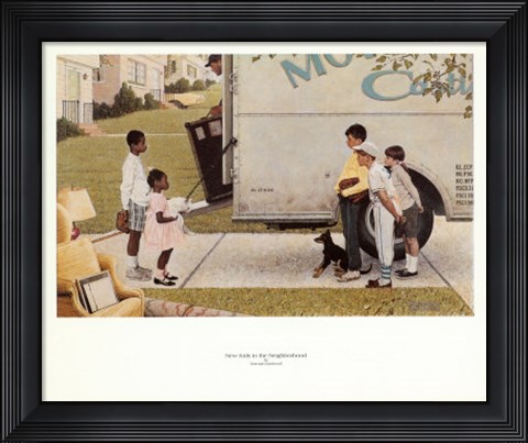 Framed Moving in Print