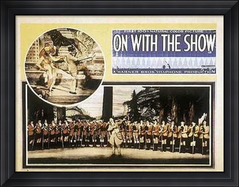 Framed on with the Show Print