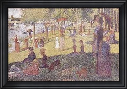 Framed Grande Jatte Print