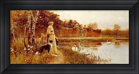 Framed Autumn Leaves Print
