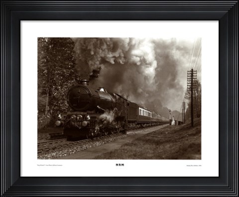 Framed Nrm-King Richard I-Great Western Railway Print