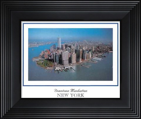 Framed Downtown Manhattan Print
