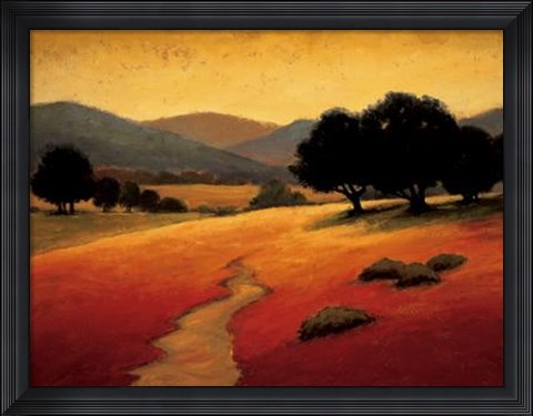 Framed Santa Ynez I Print