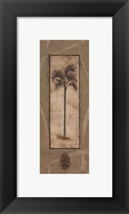 Framed Palm Serenity I Print